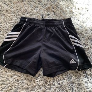 3 for $15 Adidas black with white striped shorts